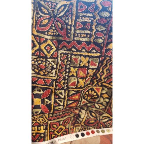 Material Cotton Coral Reef 36 x 45 Screen Print Hoffman International Fabrics Ge - Picture 6 of 16